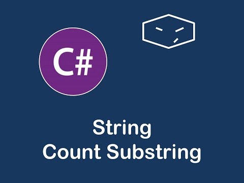 string count substring in c