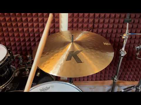 Zildjian K Light 22" Ride 2554g w/ video demo of actual cymbal for sale image 2