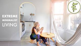 Woman Living as an Extreme Minimalist to Save Money & Simplify Life + Small Apartment Tour