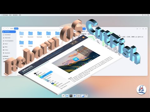 Reborn OS mit CutFish Desktop