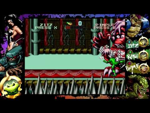 Rare Replay BattleToads Arcade All Bosses Deaths SUB!