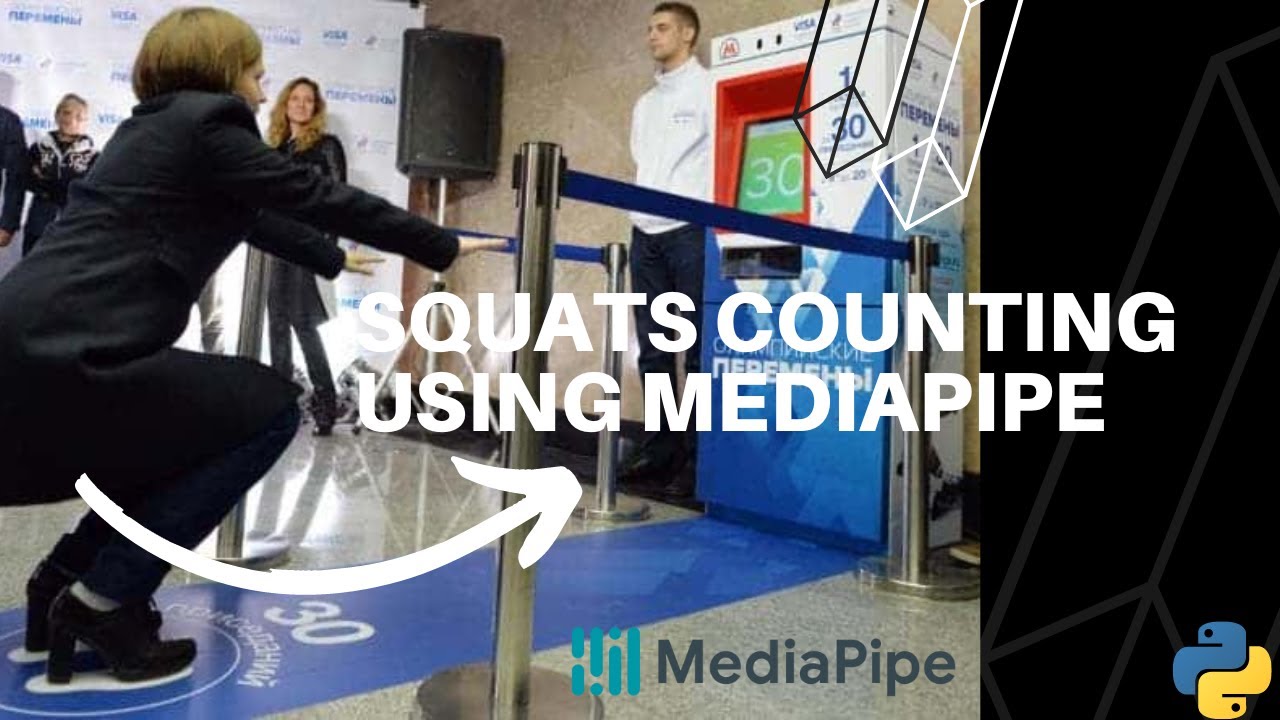 squat counting using mediapipe | python tutorial #26