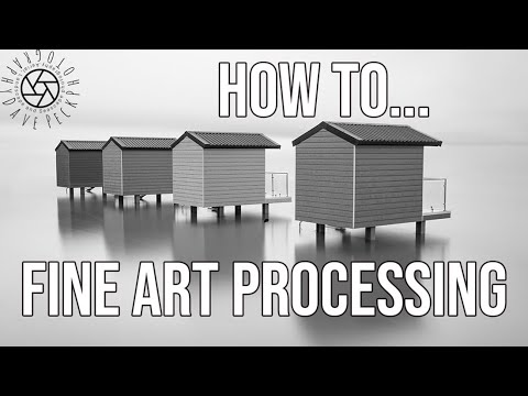 How to easily process fine art photographs: Nik Silver Efex, PS and LR