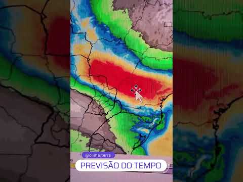 14/05/2026 PR, SP e MS com chuva forte. Novo ar polar a caminho #chuva #frio #vento #elniño