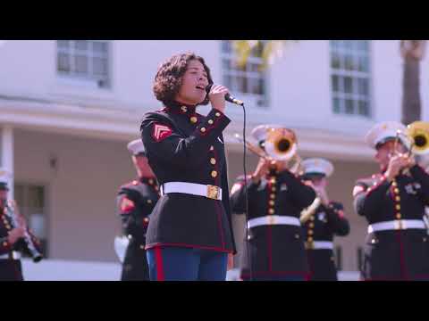 1st Marine Division Band Performs "Waltzing Matilda"