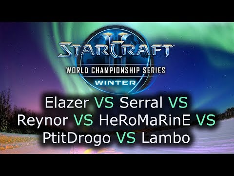Elazer Serral Reynor HeRoMaRinE PtitDrogo Lambo - wszyscy na wszystkich WCS Winter 2019 BONUS FFA