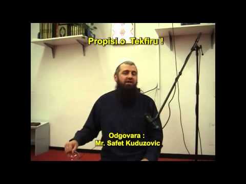 Propisi tekfira   Mr Safet Kuduzović youtube original