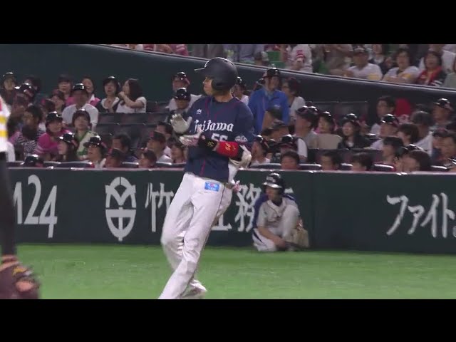 【4回表】今日も結果を残す!! ライオンズ・金子一のタイムリーで1点差!! 2018/5/24 H-L