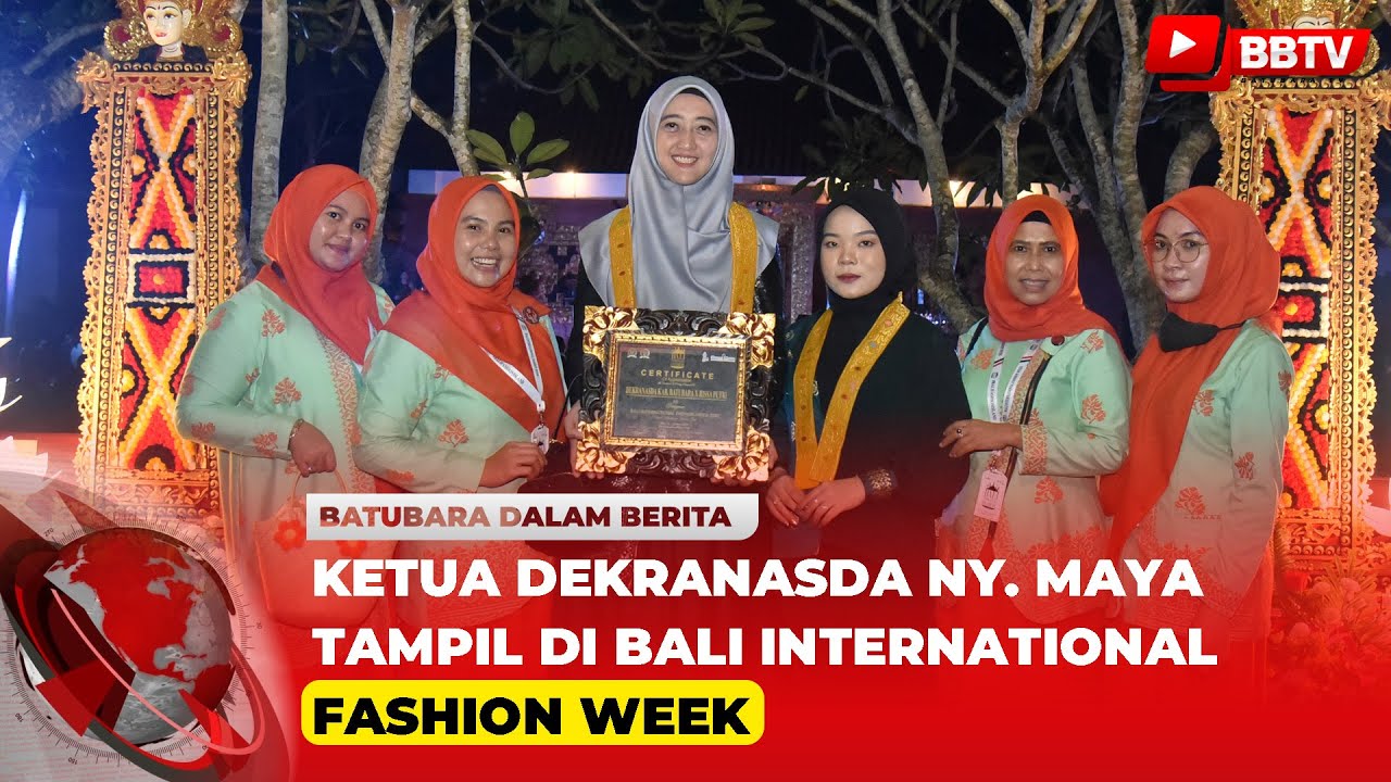 KETUA DEKRANASDA NY MAYA TAMPIL DI BALI INTERNATIONAL FASHION WEEK