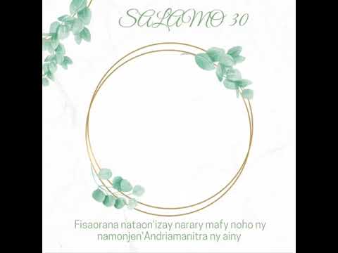 SALAMO 30 [Baiboly Malagasy]