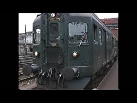 SBB CFF FFS - TRANSITI NELLA STAZIONE DI BASILEA / BASEL -  6 giugno 1995