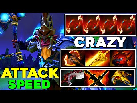 CRAZY ATTACK SPEED By [ Troll Warlord ] Battle Fury + Radiance - FULL TEAM FIGHT GAMEPLAY