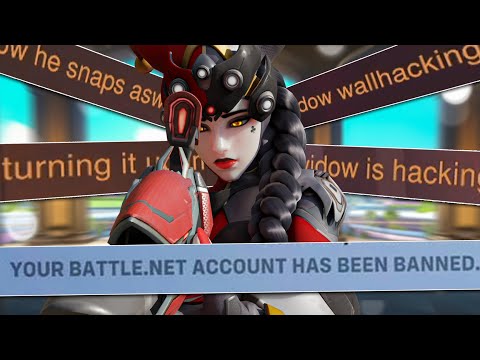 I finally got BANNED for CHEATING as Widowmaker in Overwatch