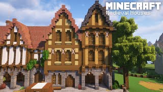 Minecraft: How to build a connected Medieval House | Tutorial