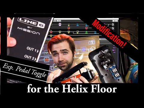 Line 6 Helix Floor w/ Mission SP-1 modded for Crybaby Toe Switch - BLACK image 23