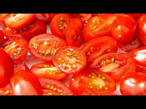 FOOD HACK - How To Cut CHERRY TOMATOES Fast - Cooking HACK