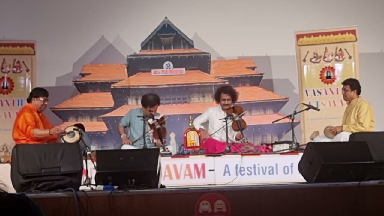 Alaipayuthe...Violin Maestros Sri Mysore Manjunath and Nagraj, 2023, Vasantha Utsavam. Dubai.