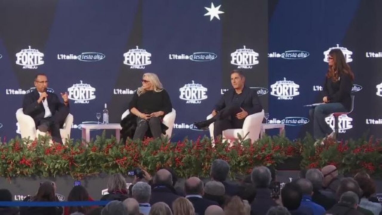 Carlo Conti scherza ad Atreju: Preoccupato perché quest'anno poca polemica a Sanremo