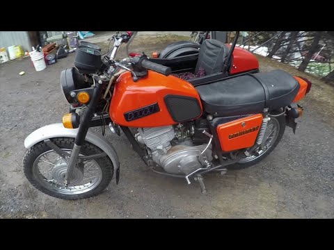 IZH Planeta 5 First Ride  ИЖ Планета 5 Первая поездка