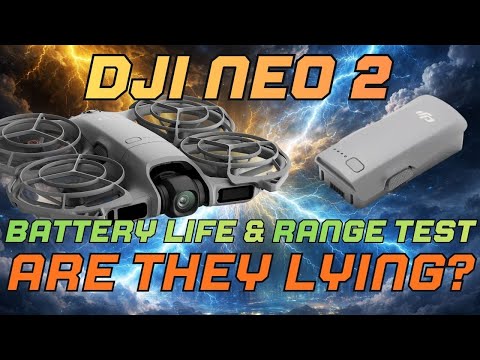 DJI Neo 2 Battery Life Test ⚡ Real Flight Time & Max Range Results #DJINeo2 #BatteryLife #FlightTime