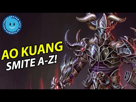 SMITE A-Z! Ao Kuang Gameplay, Guide and Damage Build!