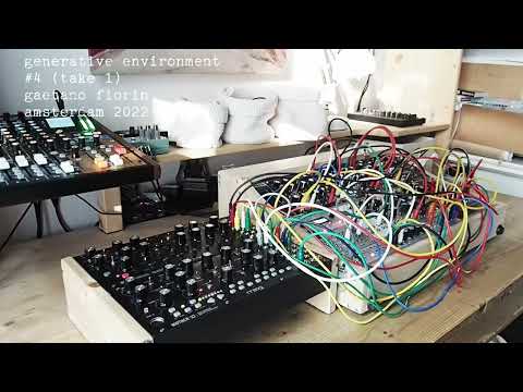 Gaetano's Generative Environments\#4 (take 1) Self-generating Ambient Music w\Analog Synthesizer