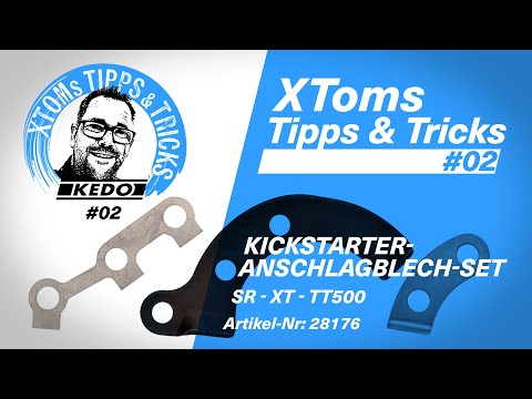 XToms Tipps & Tricks #02 - XT500 Kickstarter-Anschlagblech-Montage