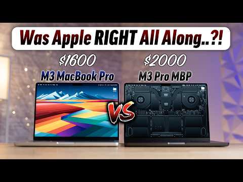 M3 vs M3 Pro MacBook Pro after 1 Month - WERE WE WRONG?!