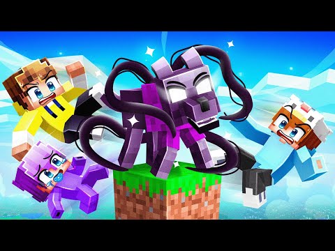 I Became a DARK DOG on One Block in Minecraft!