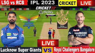 🔴IPL LIVE MATCH TODAY ONLINE | LSG vs RCB Live Cricket Match Today | Cricket Live | live Cricket 22