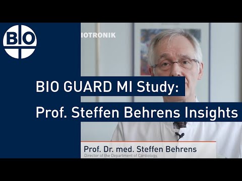 Prof Behrens on the BIO GUARD MI Study Results and Relevance for Post MI Patients