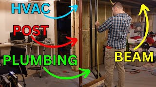 Framing An Interior Double Width Wall