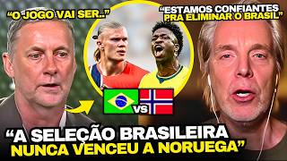NORUEGUESES EMPOLGADOS COM BRASIL X NORUEGA NA COPA DO MUNDO