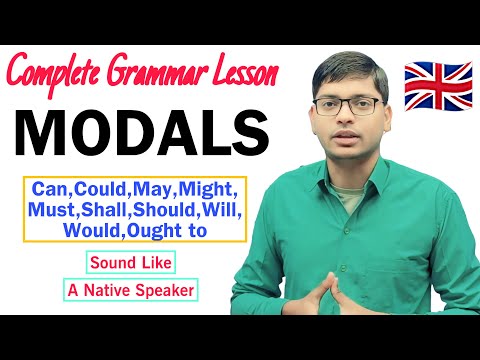 English Grammar Lesson : Modals || Complete Modals Verbs Lesson || #modal #nativespeaker