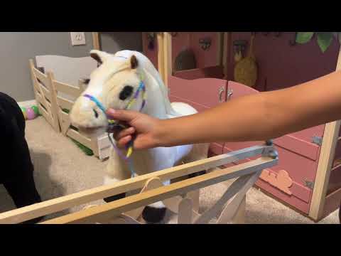 Getting My LeMieux Toy Pony Ready for a Trip