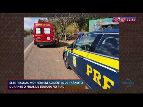 Acidentes de traÌ‚nsito deixam sete mortos neste final de semana no PiauiÌ 21 09 2020