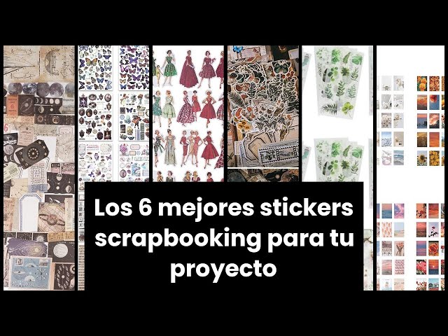 Vídeo relacionado con ZIGefofo 240 PCS Pegatinas Vintage de Moda para Niñas - Stickers Scrapbooking para Álbumes de Recortes y Diarios