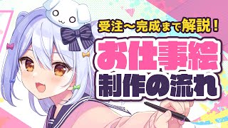 【お仕事イラスト制作】受注から納品まで全部見せちゃいます!