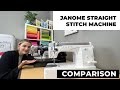 Janome Machine Comparison HD9 HD9BE 1600P