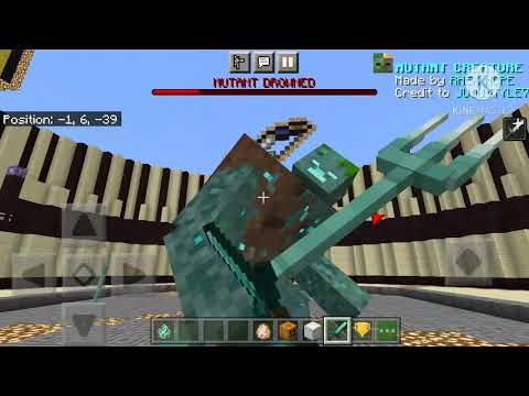 Iron Golem And Mutant Snow Golem VS. Mutant Drowned - Mob Battles S2 - Rhex Mutant Creatures Mod