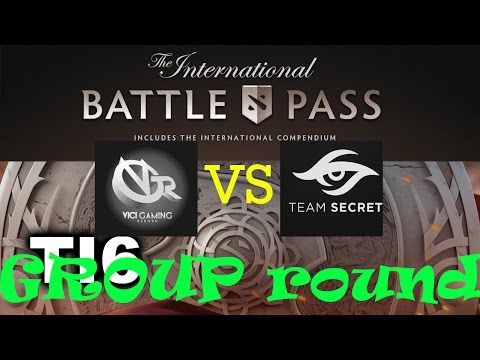 Secret - VG.R TI6 dota2 Group round