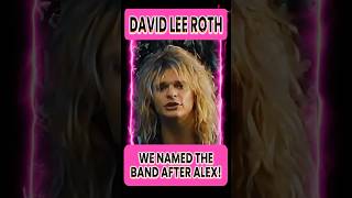 DAVID LEE ROTH of VAN HALEN: We named the band after ALEX, not EDDIE!               #vanhalenshorts