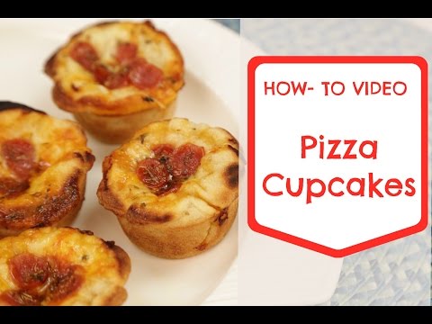 Easy Back to School Pizza Cupcake Recipe made in your Cupcake Maker
