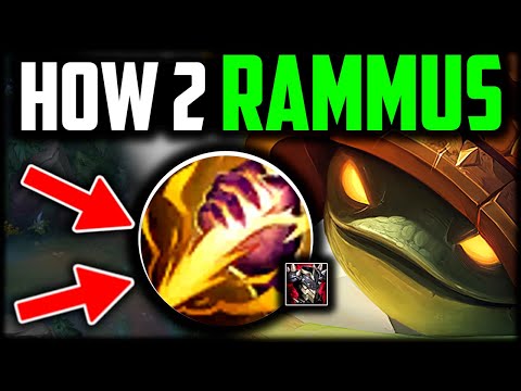 How to Rammus & CARRY for Beginners (Best Build/Runes) Rammus Jungle Guide Season 14