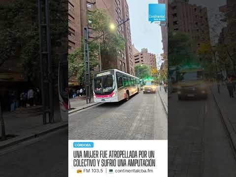 🚌 Horror en Córdoba: un colectivo atropelló a una mujer