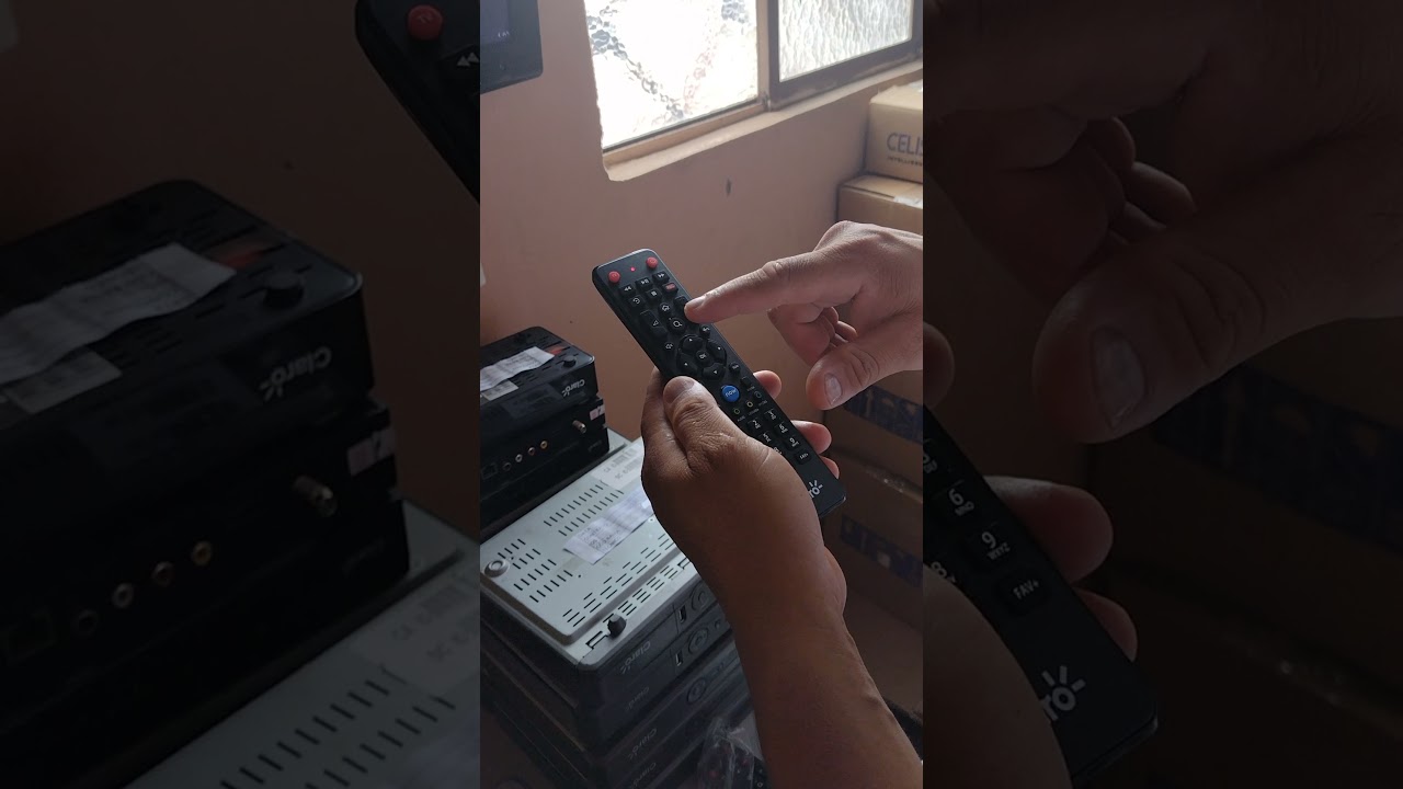 como configurar novo controle da claro na tv
