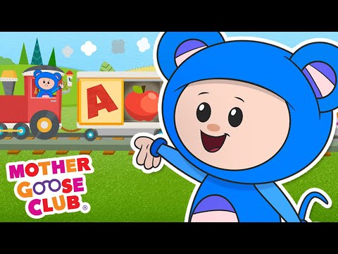 🚂 ABC英文字母火車 🍎火車上有甚麼食物呢| 和小伊普一起學字母 | 小伊普童謠 | Alphabet Train Food Train | Mother Goose Club