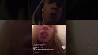 LATI K AND RONNIE FIGHT ON IG LIVE