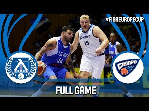 Lukoil Levski (BUL) v BC Dnipro (UKR) - Full Game - Gameday 1 - FIBA Europe Cup 2018-19