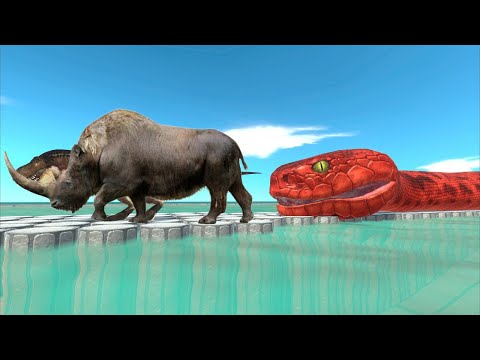 Dinosaurs Evolution ESCAPE frome Titanoboa Snake - Dinosaurs Challenge